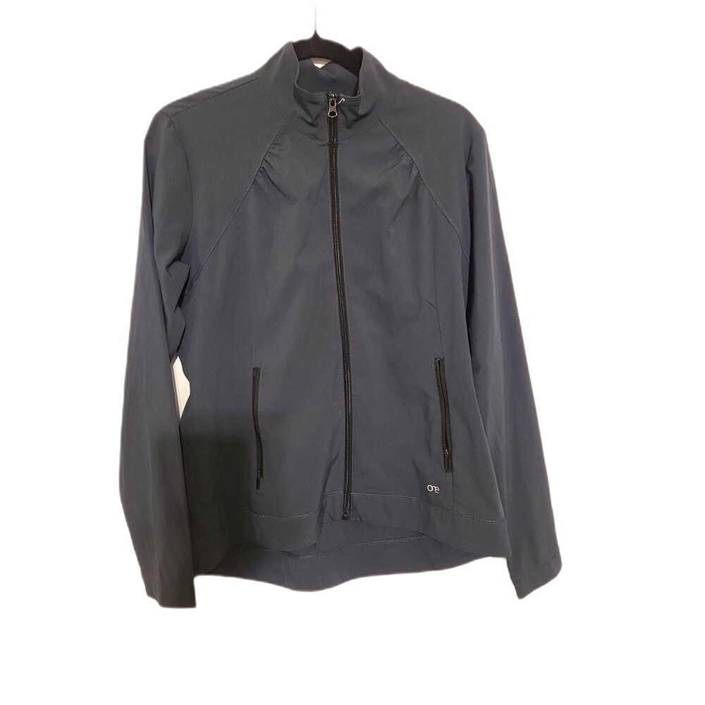 Women's Navy Blue Barco One Zip Up Athletic Jacket